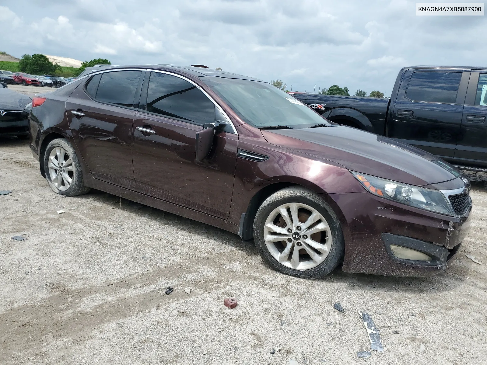 2011 Kia Optima Ex VIN: KNAGN4A7XB5087900 Lot: 66572404