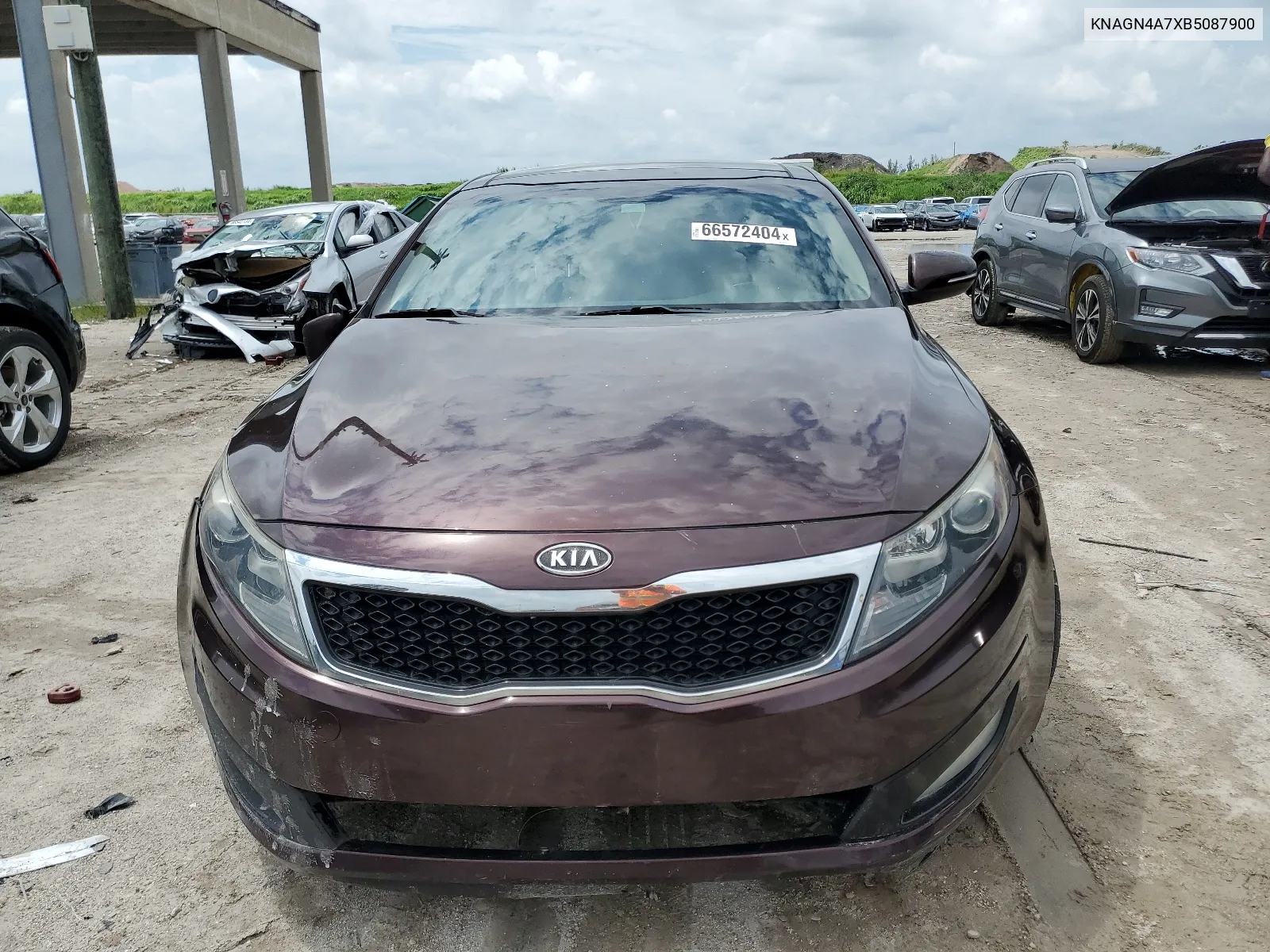 2011 Kia Optima Ex VIN: KNAGN4A7XB5087900 Lot: 66572404