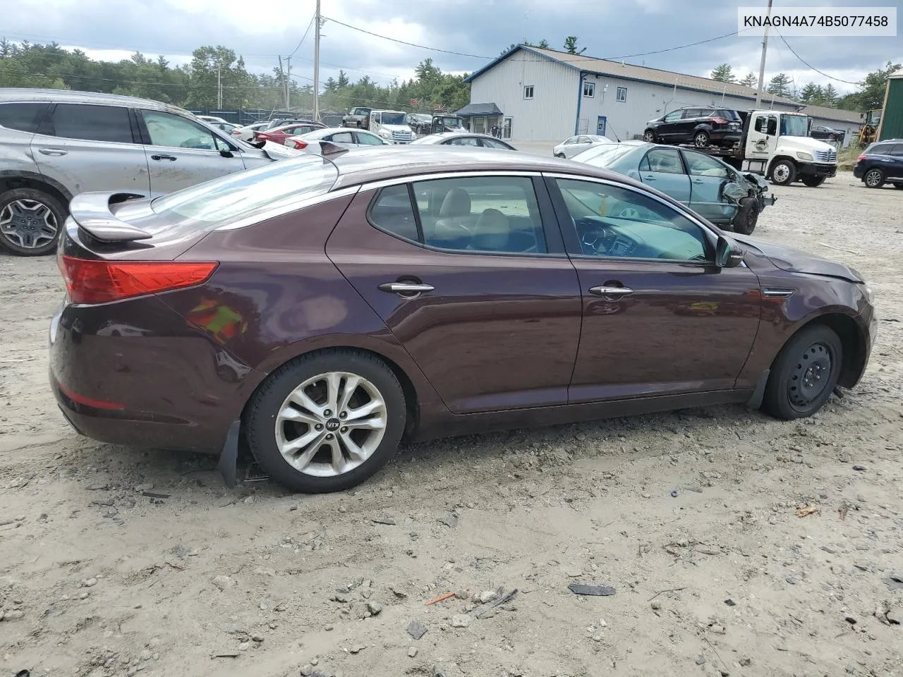 2011 Kia Optima Ex VIN: KNAGN4A74B5077458 Lot: 68988644