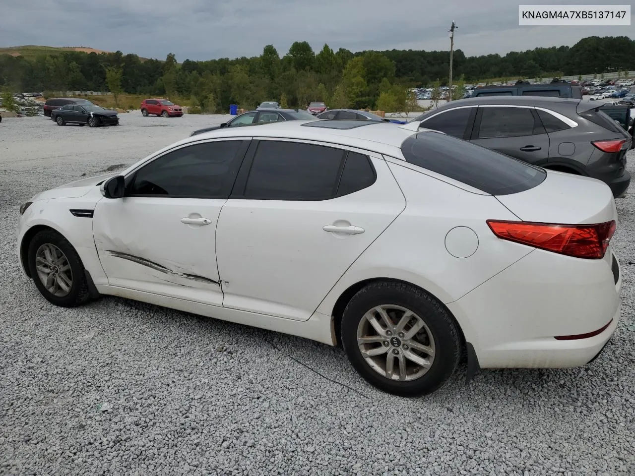 2011 Kia Optima Lx VIN: KNAGM4A7XB5137147 Lot: 70248804