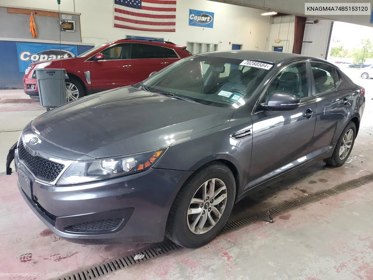 2011 Kia Optima Lx VIN: KNAGM4A74B5153120 Lot: 70288584