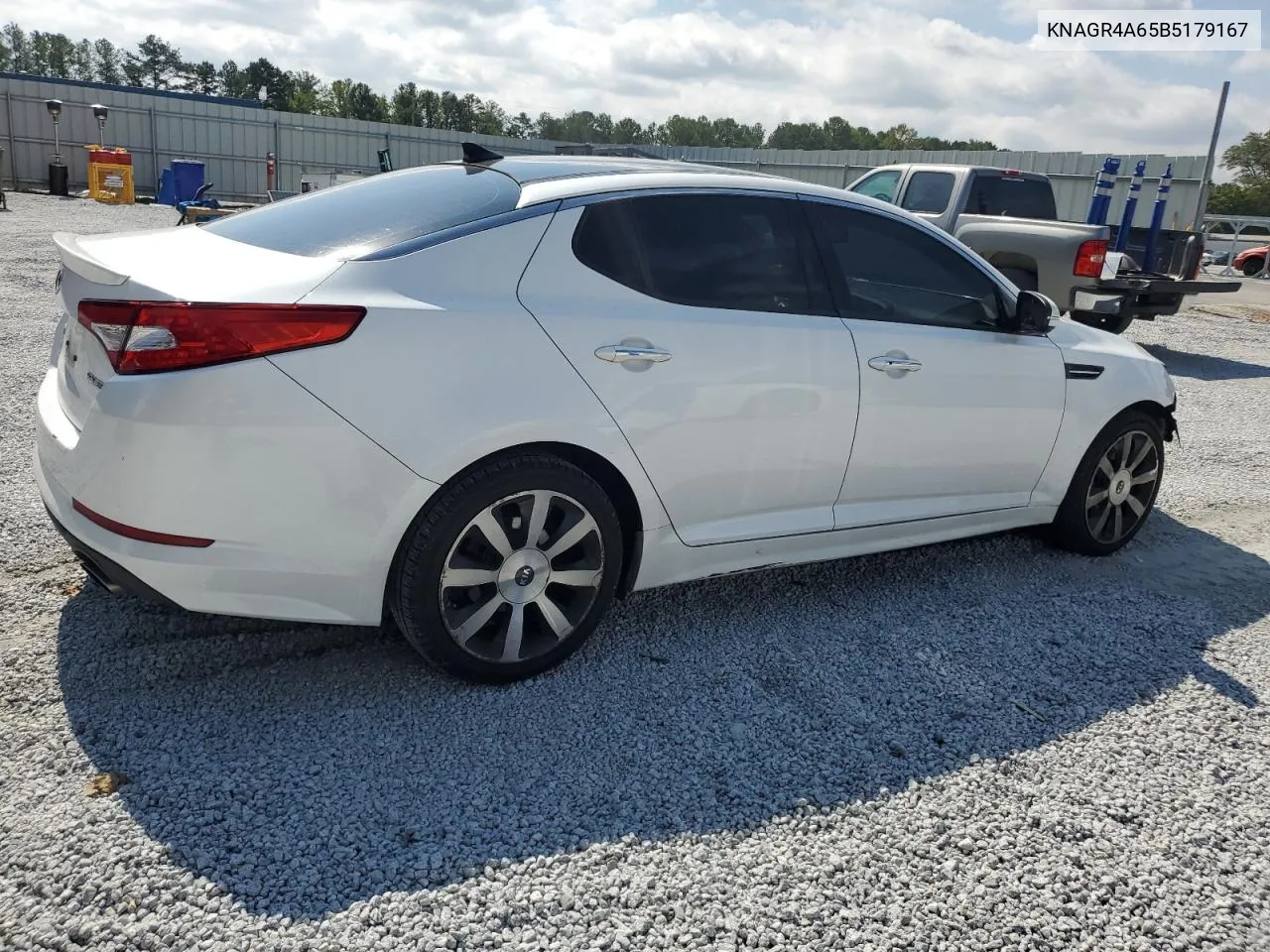 2011 Kia Optima Sx VIN: KNAGR4A65B5179167 Lot: 70975584