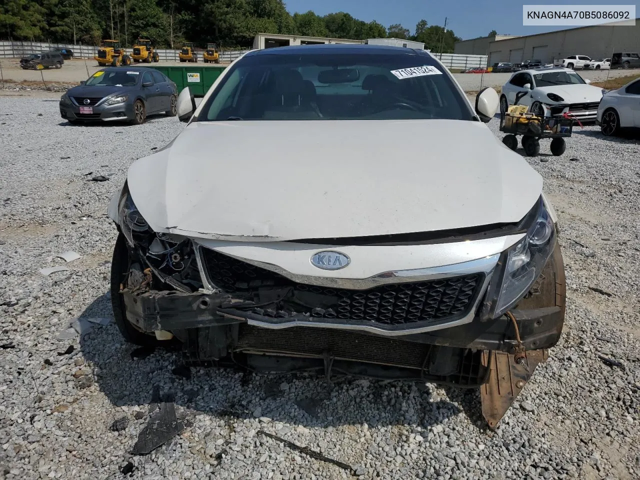 KNAGN4A70B5086092 2011 Kia Optima Ex