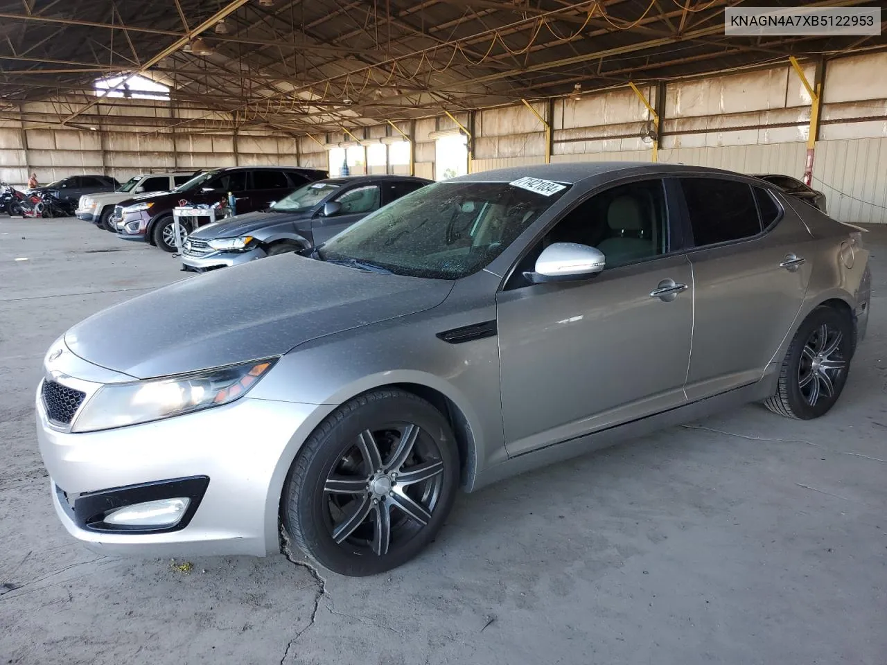 2011 Kia Optima Ex VIN: KNAGN4A7XB5122953 Lot: 71421034