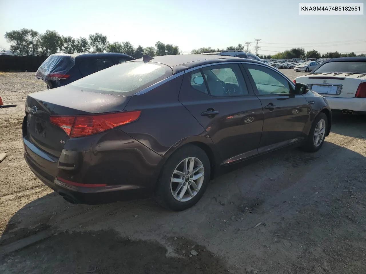 2011 Kia Optima Lx VIN: KNAGM4A74B5182651 Lot: 71542574