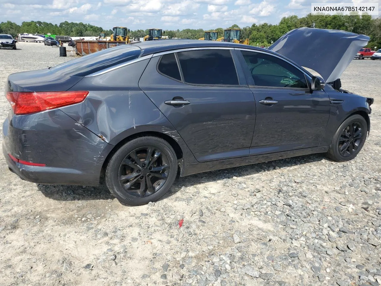 2011 Kia Optima Ex VIN: KNAGN4A67B5142147 Lot: 71757214