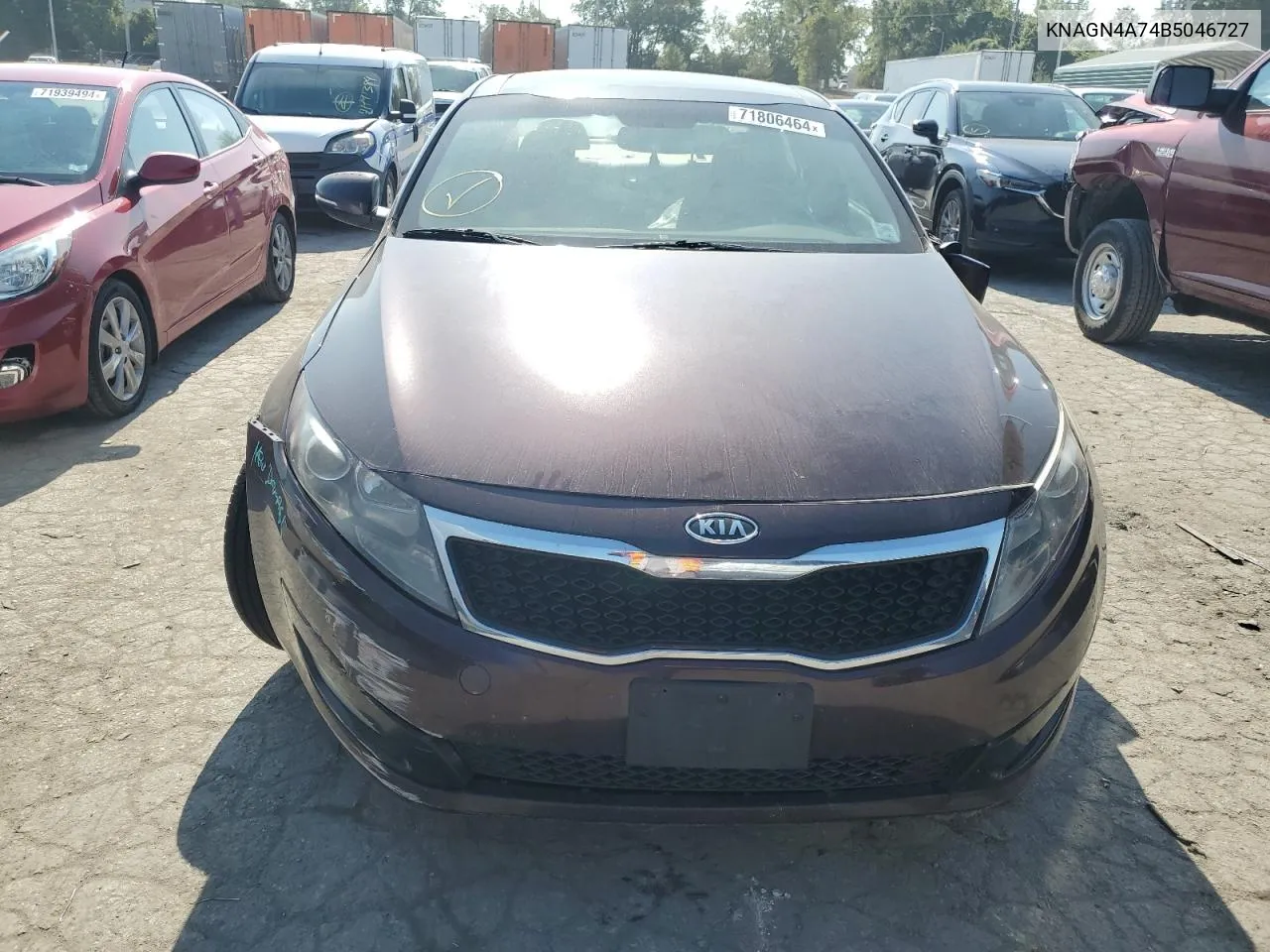 KNAGN4A74B5046727 2011 Kia Optima Ex