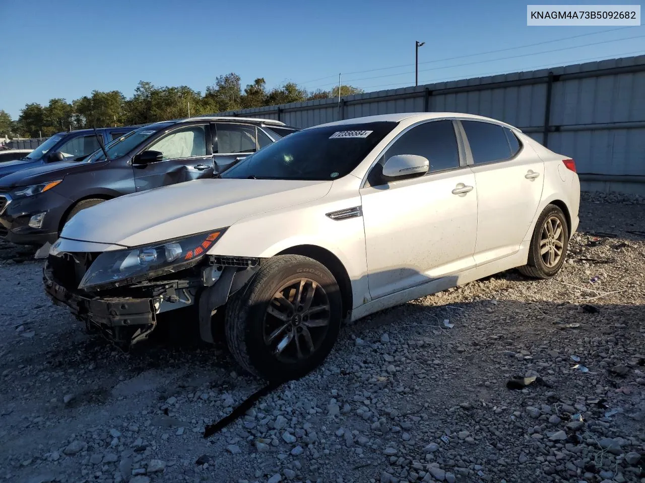 2011 Kia Optima Lx VIN: KNAGM4A73B5092682 Lot: 72356584