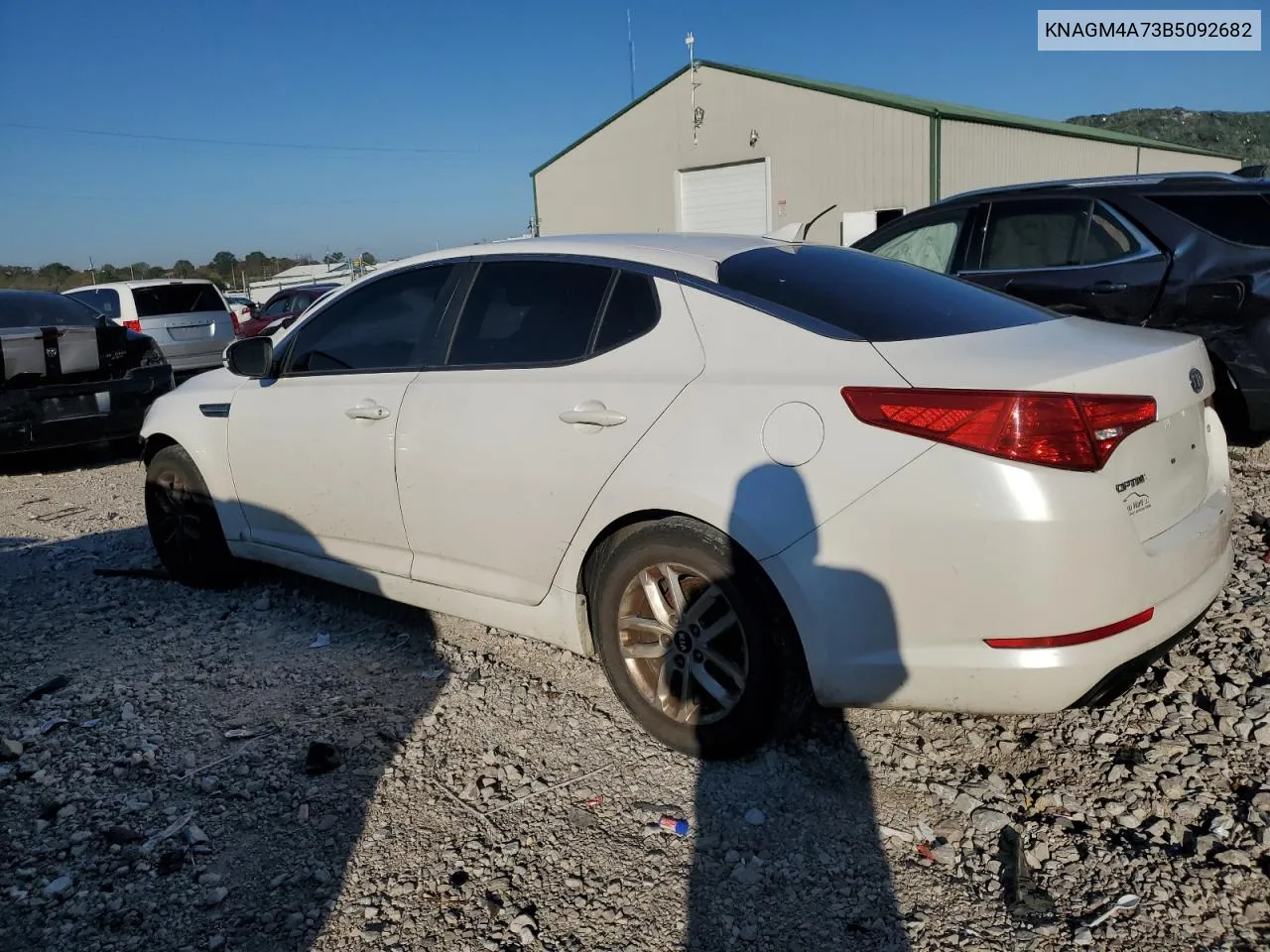 2011 Kia Optima Lx VIN: KNAGM4A73B5092682 Lot: 72356584