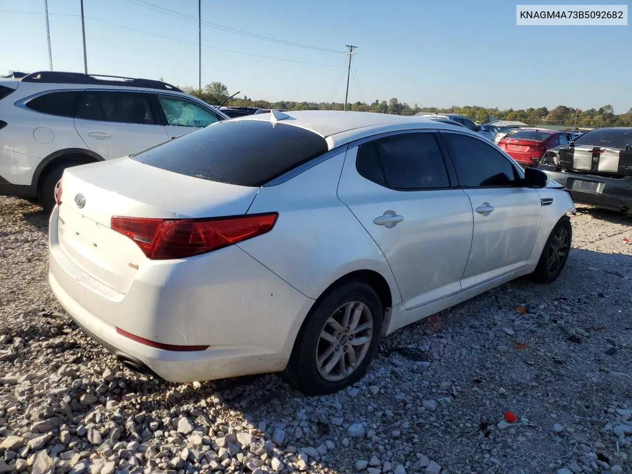 2011 Kia Optima Lx VIN: KNAGM4A73B5092682 Lot: 72356584