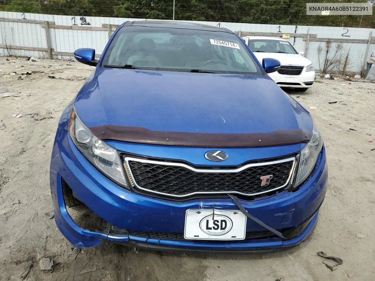 2011 Kia Optima Sx VIN: KNAGR4A60B5122391 Lot: 72545714