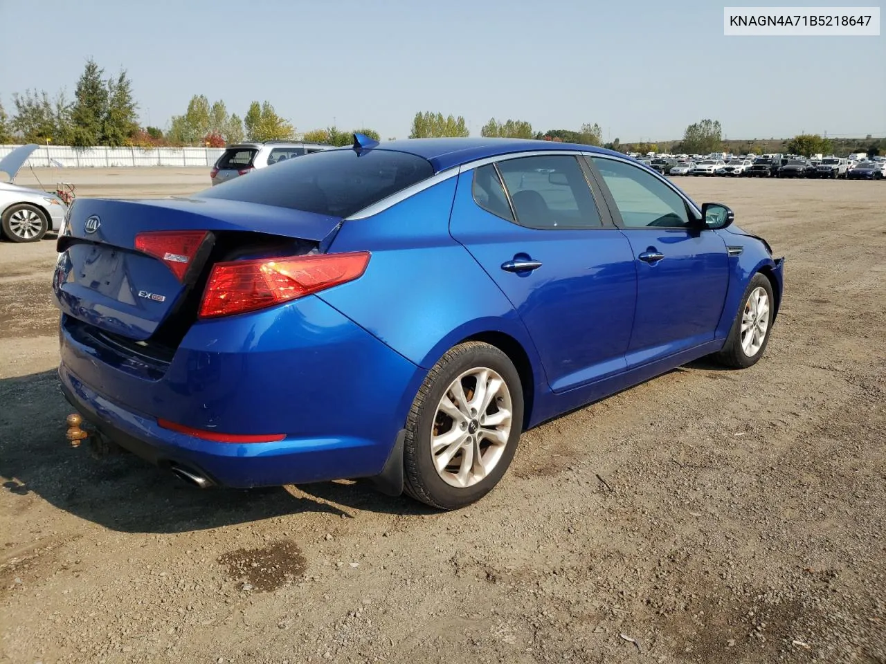 2011 Kia Optima Ex VIN: KNAGN4A71B5218647 Lot: 72593164