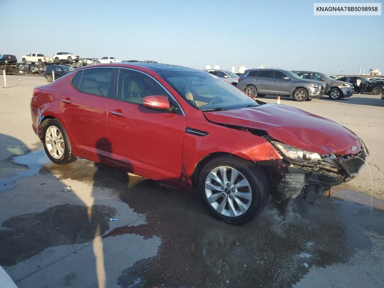 2011 Kia Optima Ex VIN: KNAGN4A78B5098958 Lot: 72682264