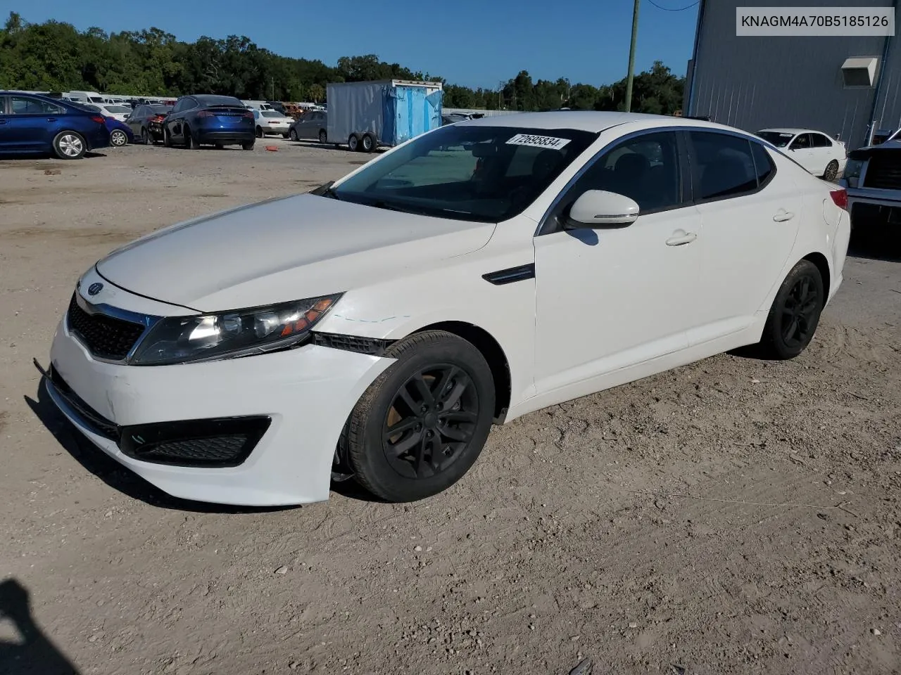 2011 Kia Optima Lx VIN: KNAGM4A70B5185126 Lot: 72695834