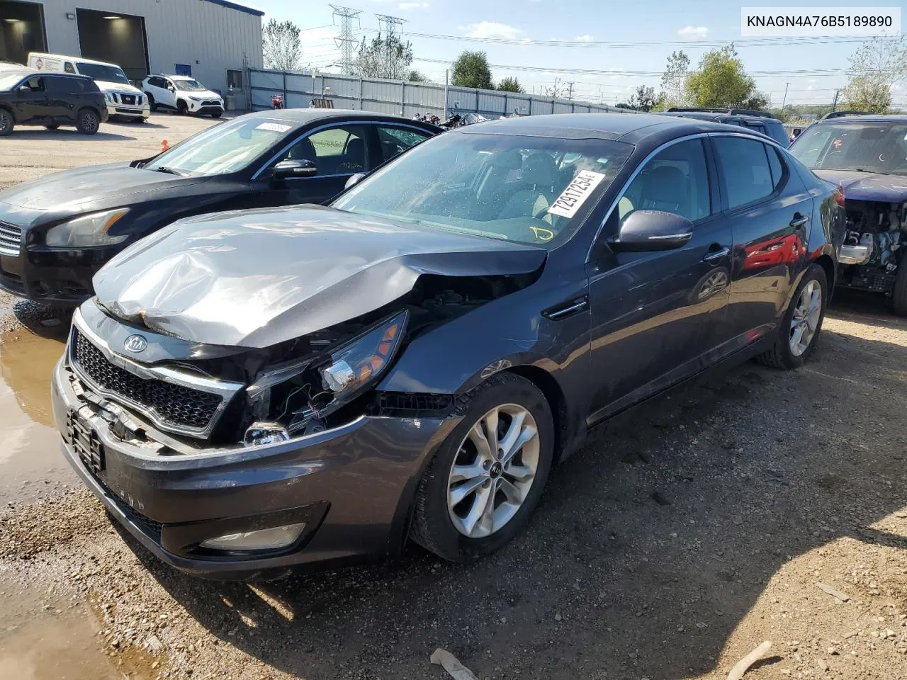 2011 Kia Optima Ex VIN: KNAGN4A76B5189890 Lot: 72917254