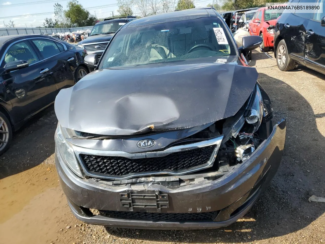 2011 Kia Optima Ex VIN: KNAGN4A76B5189890 Lot: 72917254