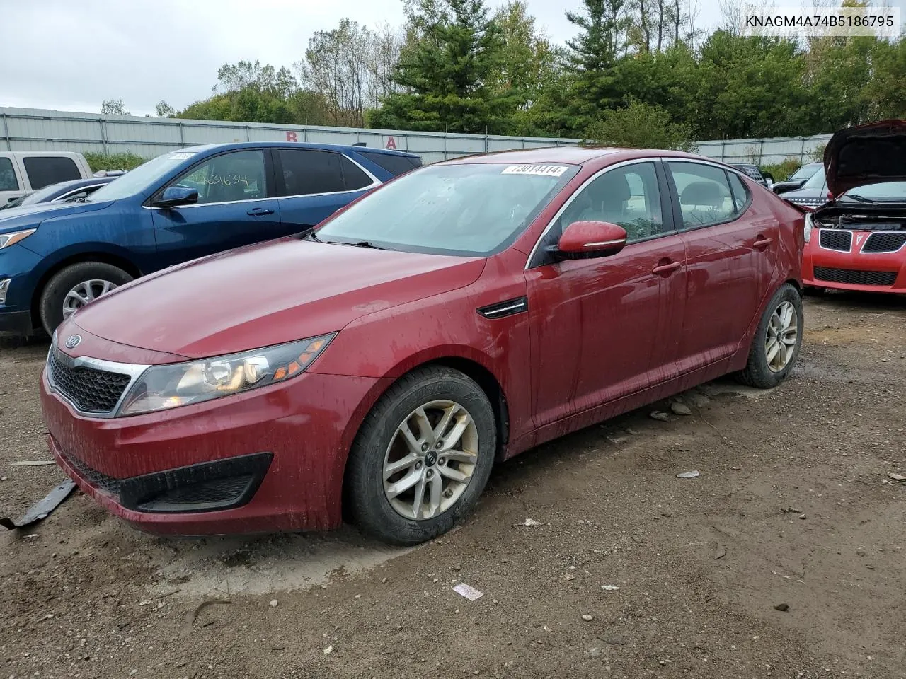 2011 Kia Optima Lx VIN: KNAGM4A74B5186795 Lot: 73014414