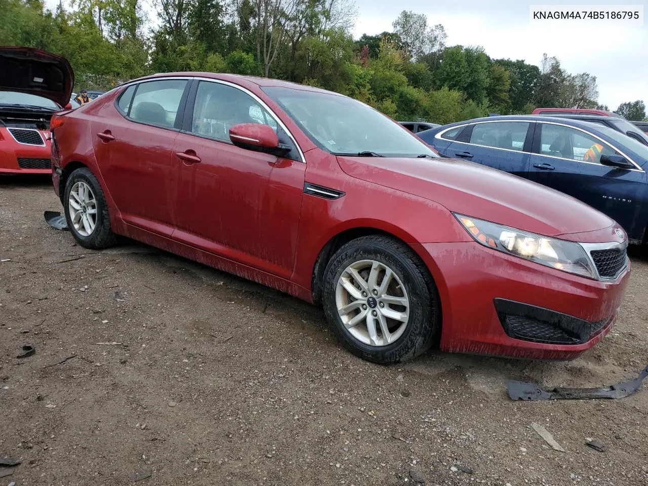 2011 Kia Optima Lx VIN: KNAGM4A74B5186795 Lot: 73014414