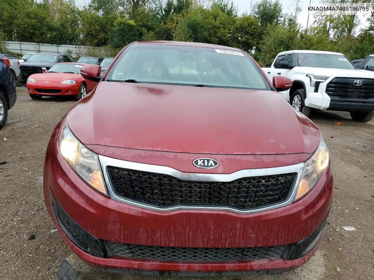 2011 Kia Optima Lx VIN: KNAGM4A74B5186795 Lot: 73014414