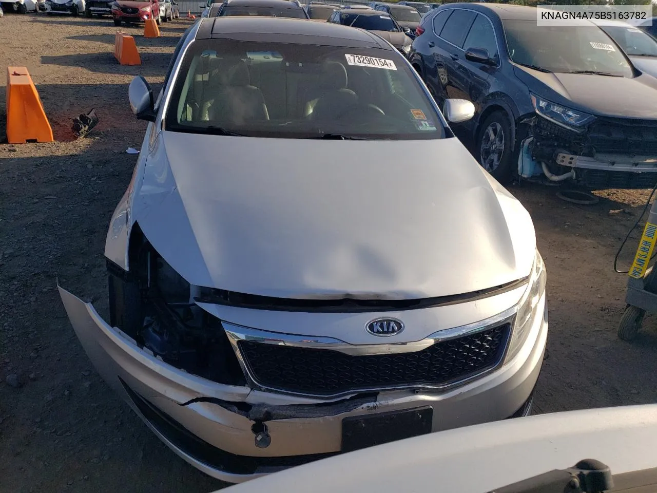 2011 Kia Optima Ex VIN: KNAGN4A75B5163782 Lot: 73290154