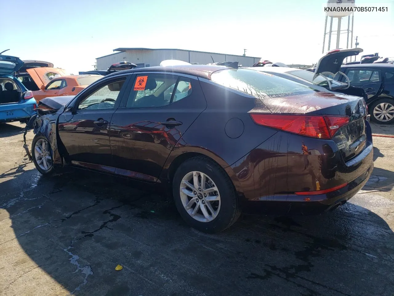 2011 Kia Optima Lx VIN: KNAGM4A70B5071451 Lot: 73315164