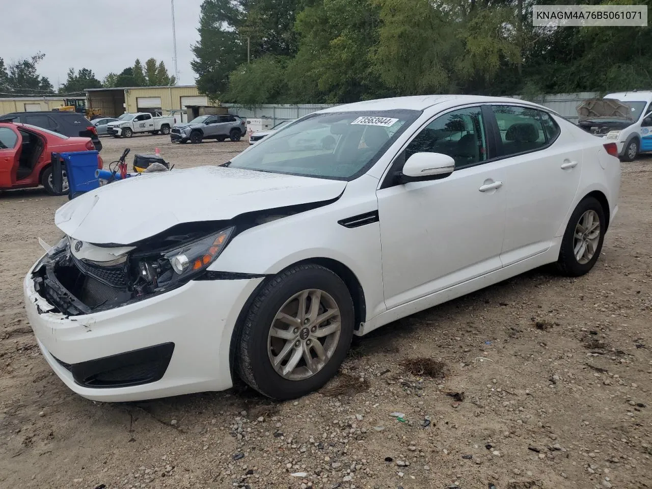 2011 Kia Optima Lx VIN: KNAGM4A76B5061071 Lot: 73563944