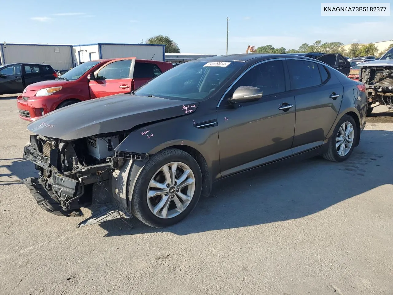 2011 Kia Optima Ex VIN: KNAGN4A73B5182377 Lot: 74026674