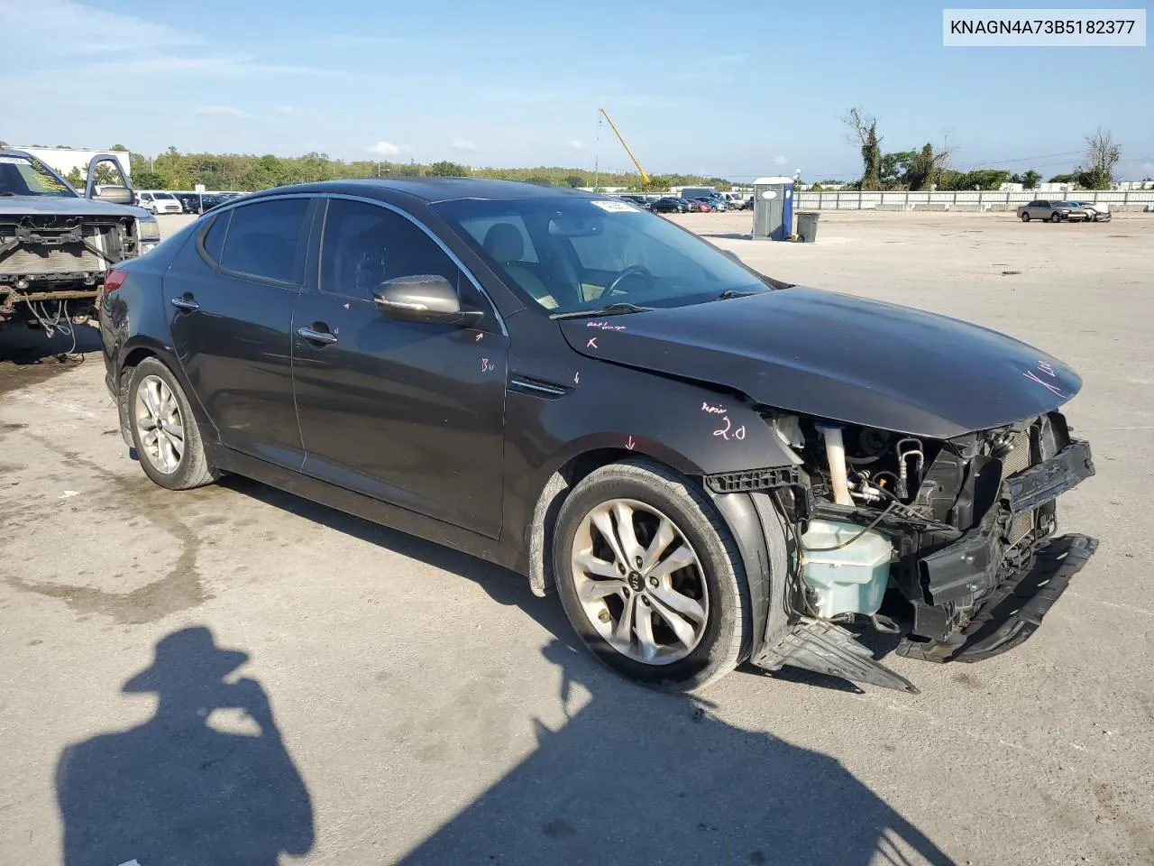 2011 Kia Optima Ex VIN: KNAGN4A73B5182377 Lot: 74026674