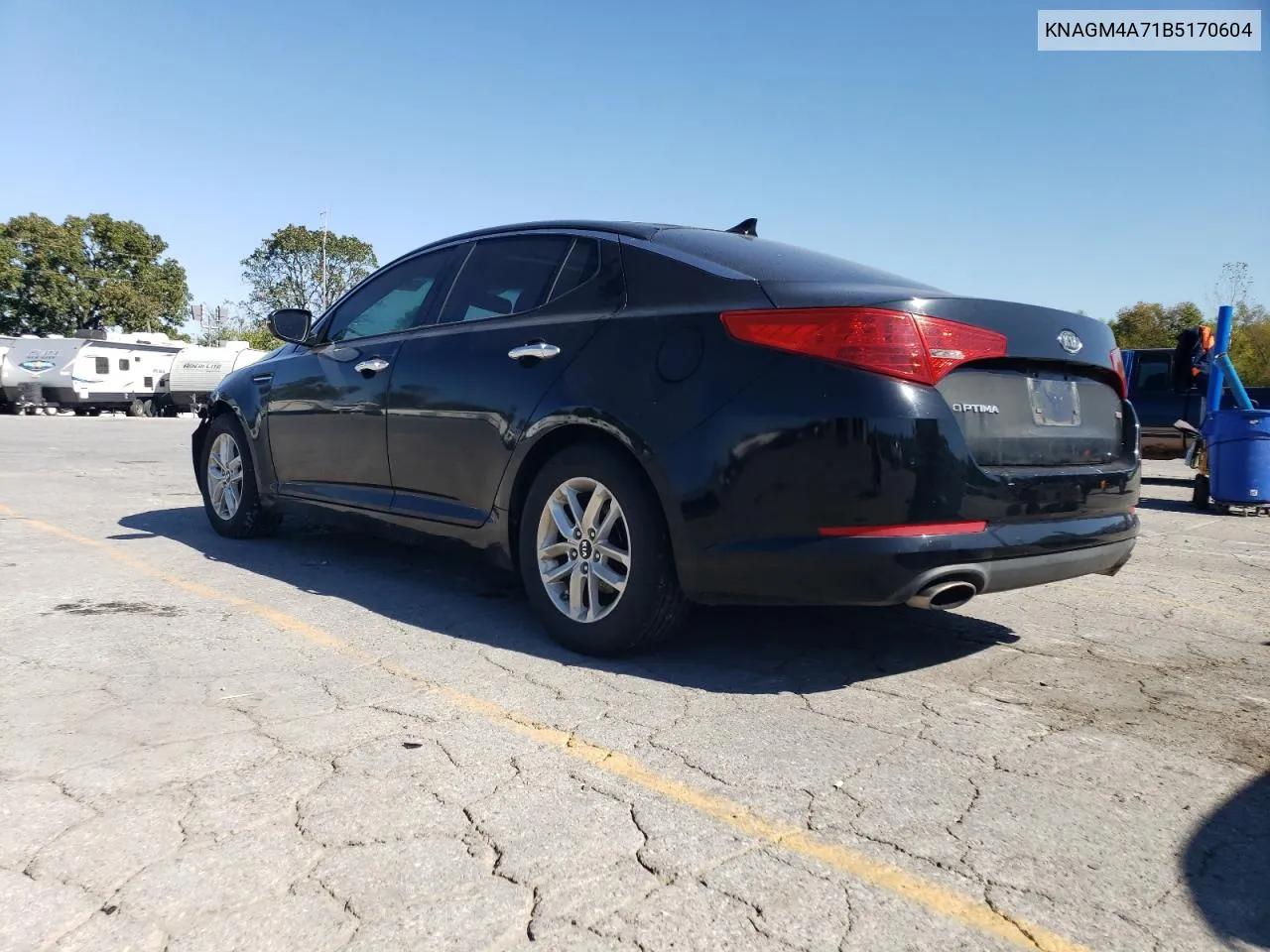 2011 Kia Optima Lx VIN: KNAGM4A71B5170604 Lot: 74118684