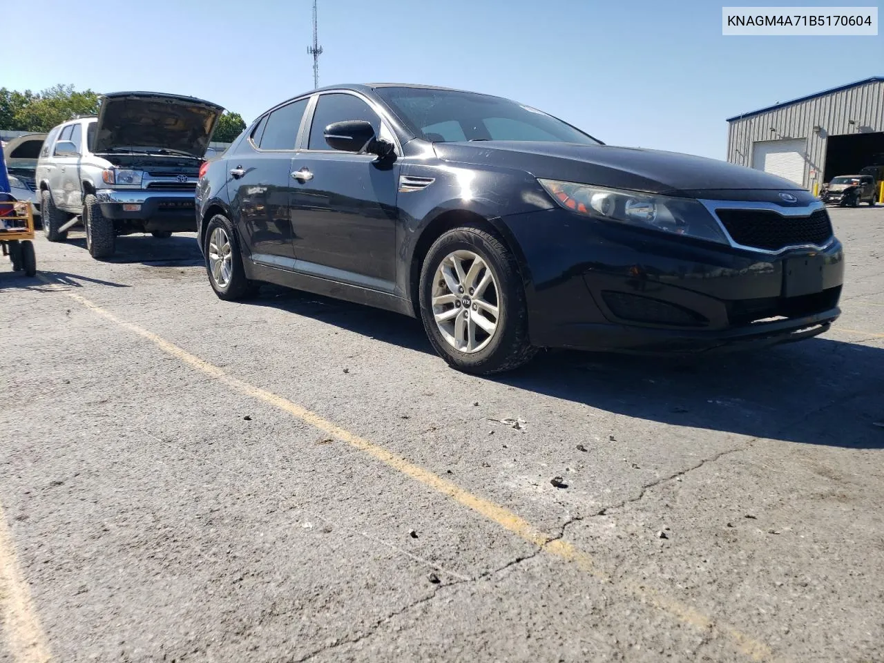 2011 Kia Optima Lx VIN: KNAGM4A71B5170604 Lot: 74118684