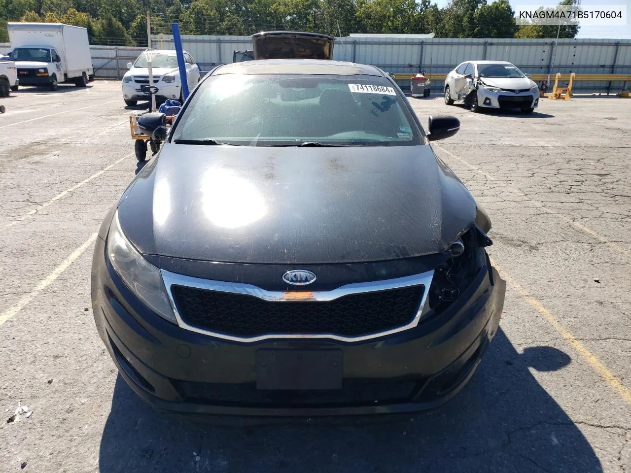 2011 Kia Optima Lx VIN: KNAGM4A71B5170604 Lot: 74118684