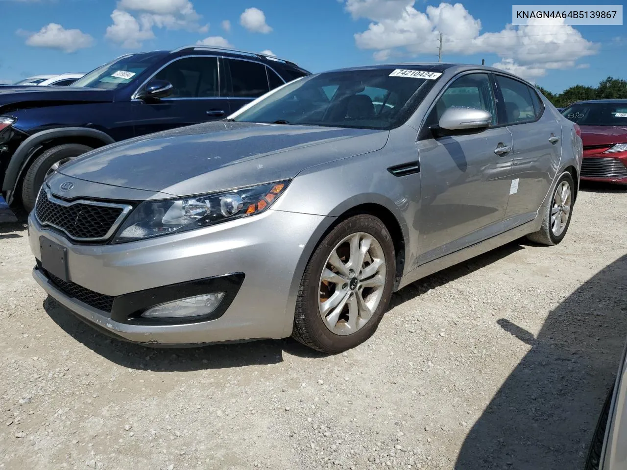 2011 Kia Optima Ex VIN: KNAGN4A64B5139867 Lot: 74210424