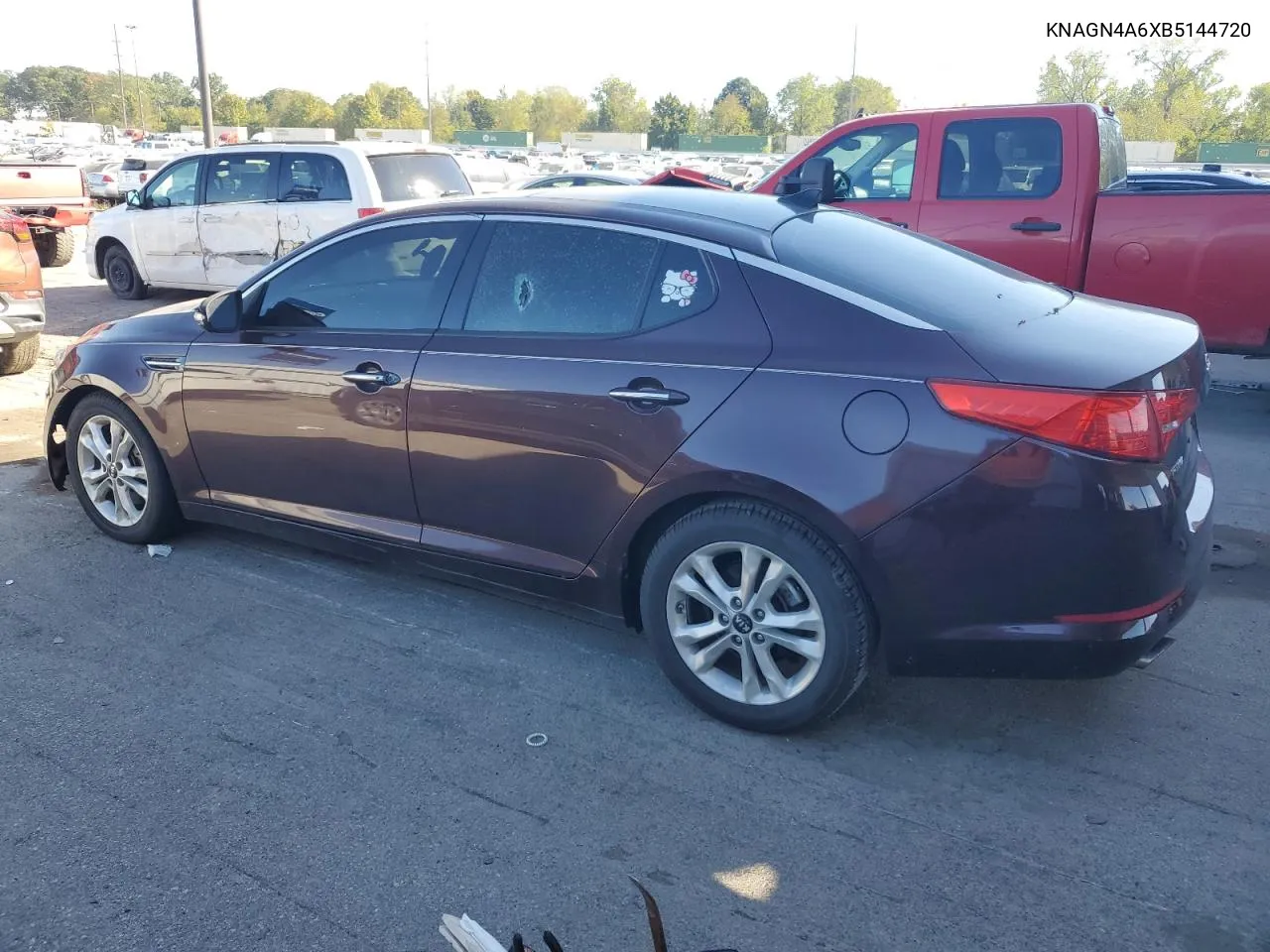 2011 Kia Optima Ex VIN: KNAGN4A6XB5144720 Lot: 74385344