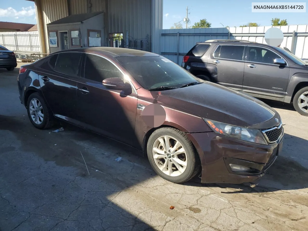 2011 Kia Optima Ex VIN: KNAGN4A6XB5144720 Lot: 74385344