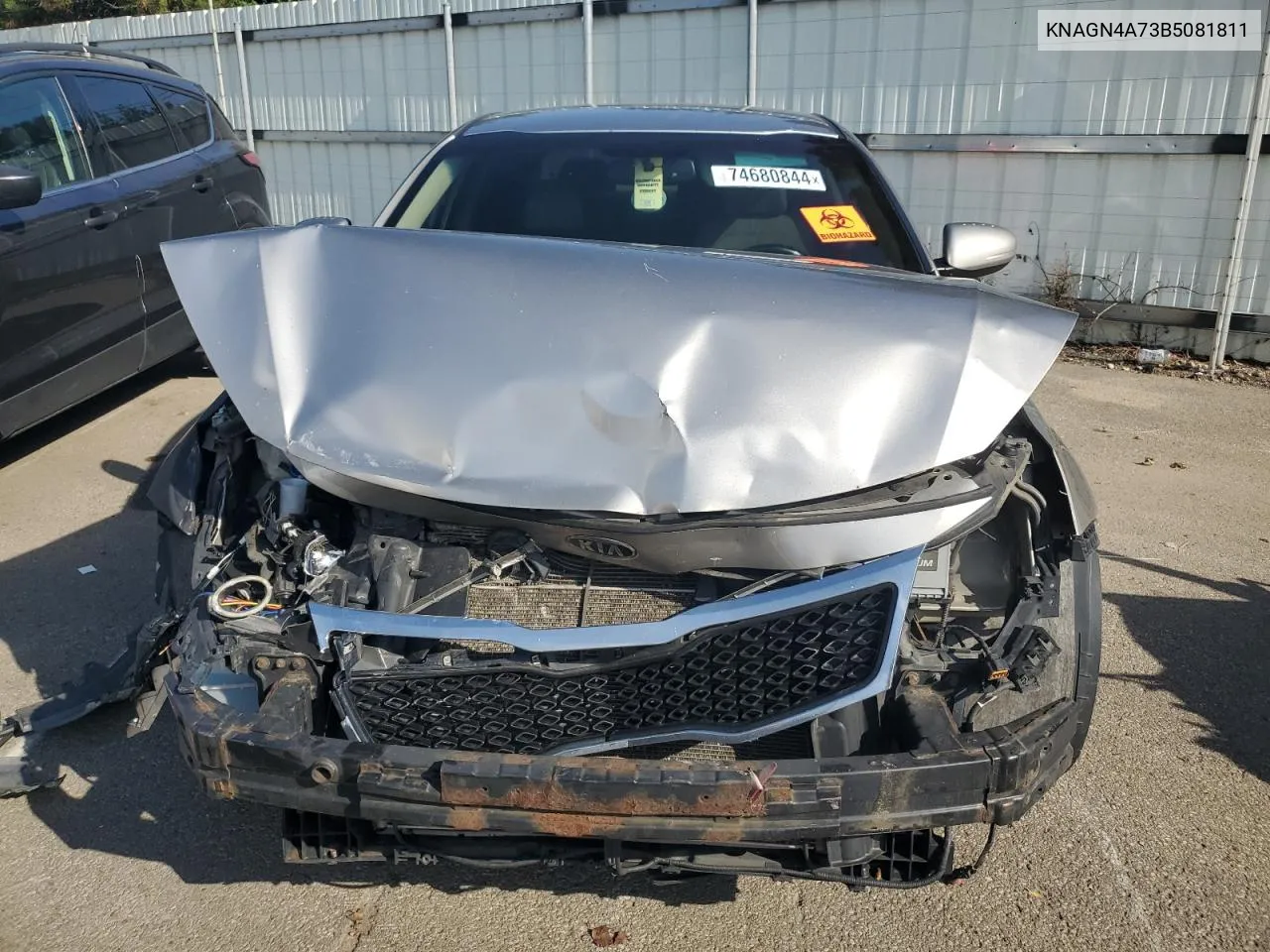 2011 Kia Optima Ex VIN: KNAGN4A73B5081811 Lot: 74680844