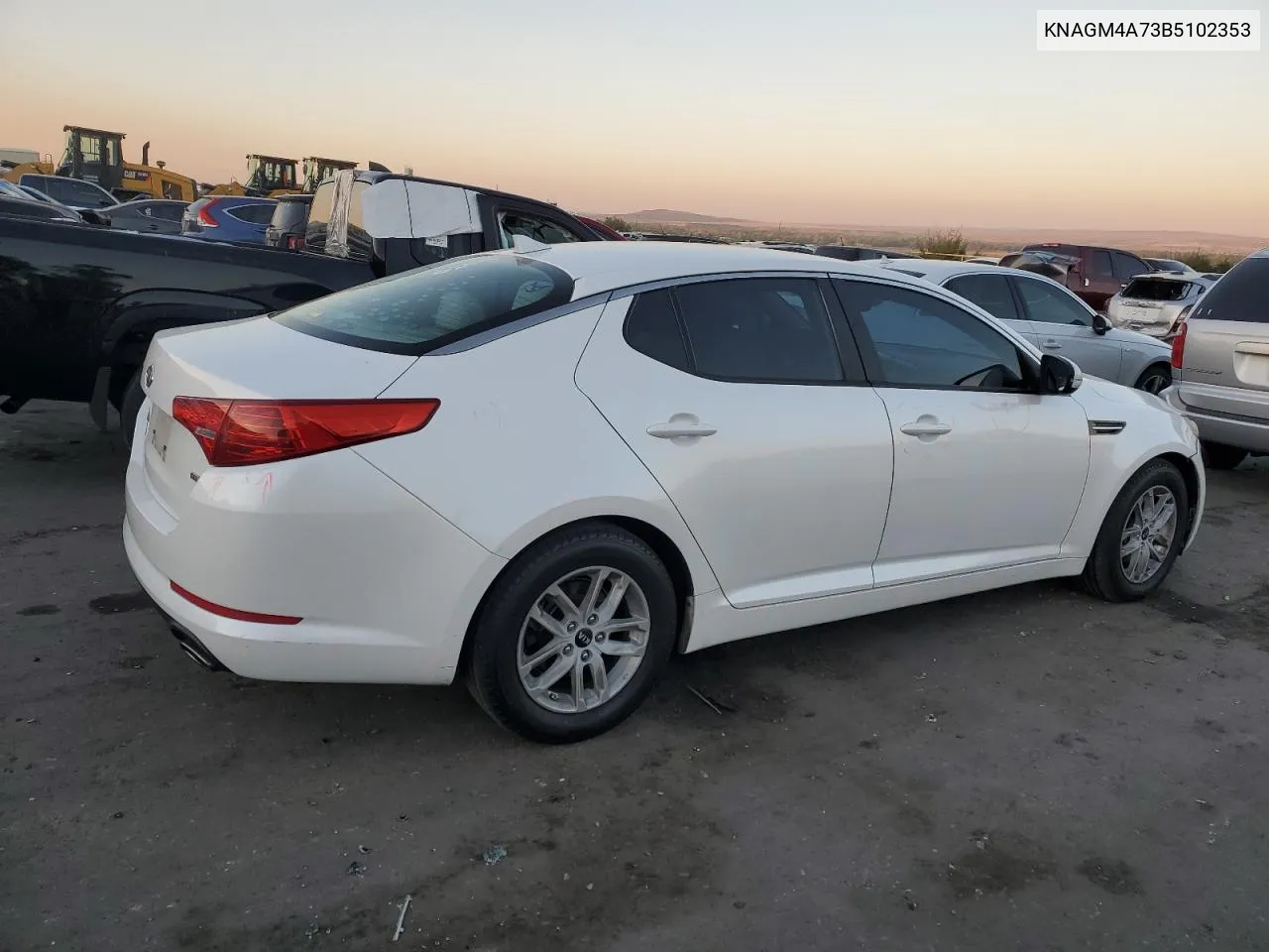 2011 Kia Optima Lx VIN: KNAGM4A73B5102353 Lot: 74958564