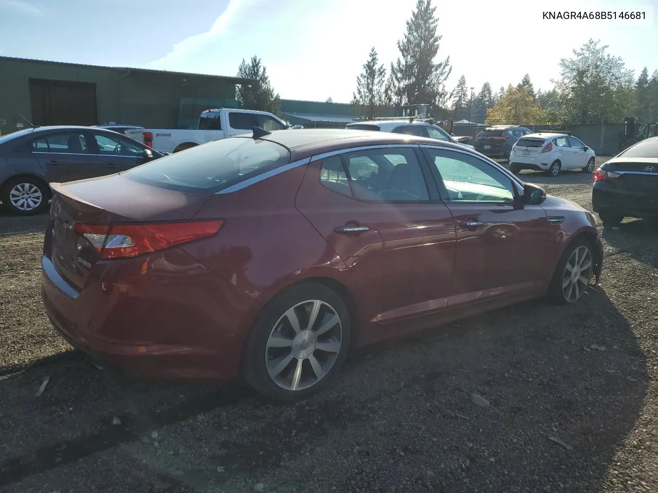 2011 Kia Optima Sx VIN: KNAGR4A68B5146681 Lot: 75293684