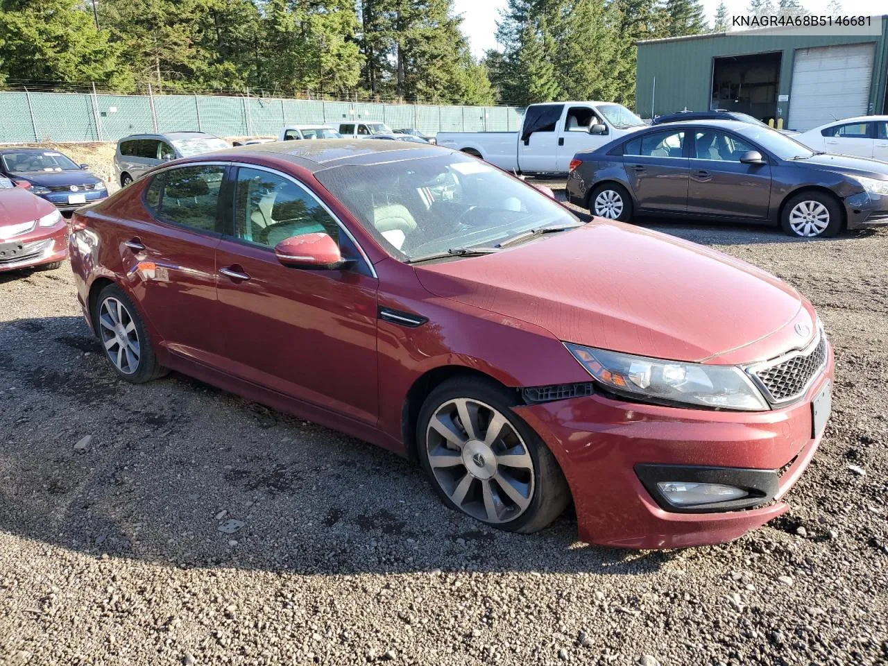 2011 Kia Optima Sx VIN: KNAGR4A68B5146681 Lot: 75293684