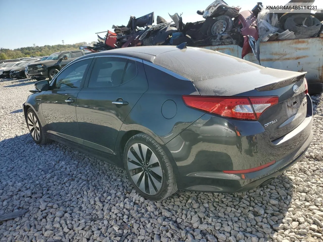 2011 Kia Optima Sx VIN: KNAGR4A64B5114231 Lot: 75426214