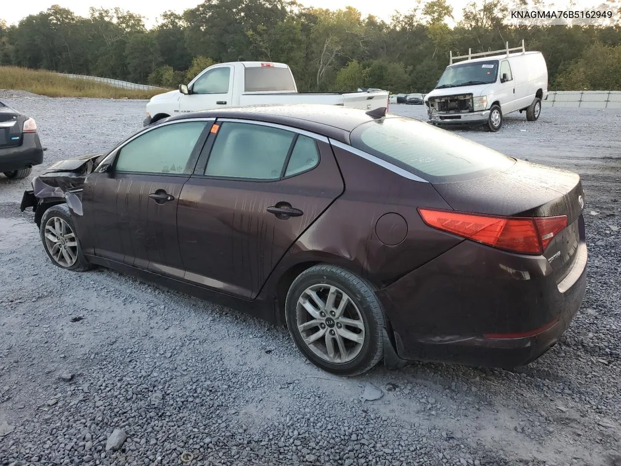 2011 Kia Optima Lx VIN: KNAGM4A76B5162949 Lot: 75454844