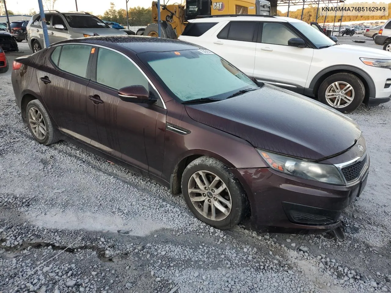 2011 Kia Optima Lx VIN: KNAGM4A76B5162949 Lot: 75454844