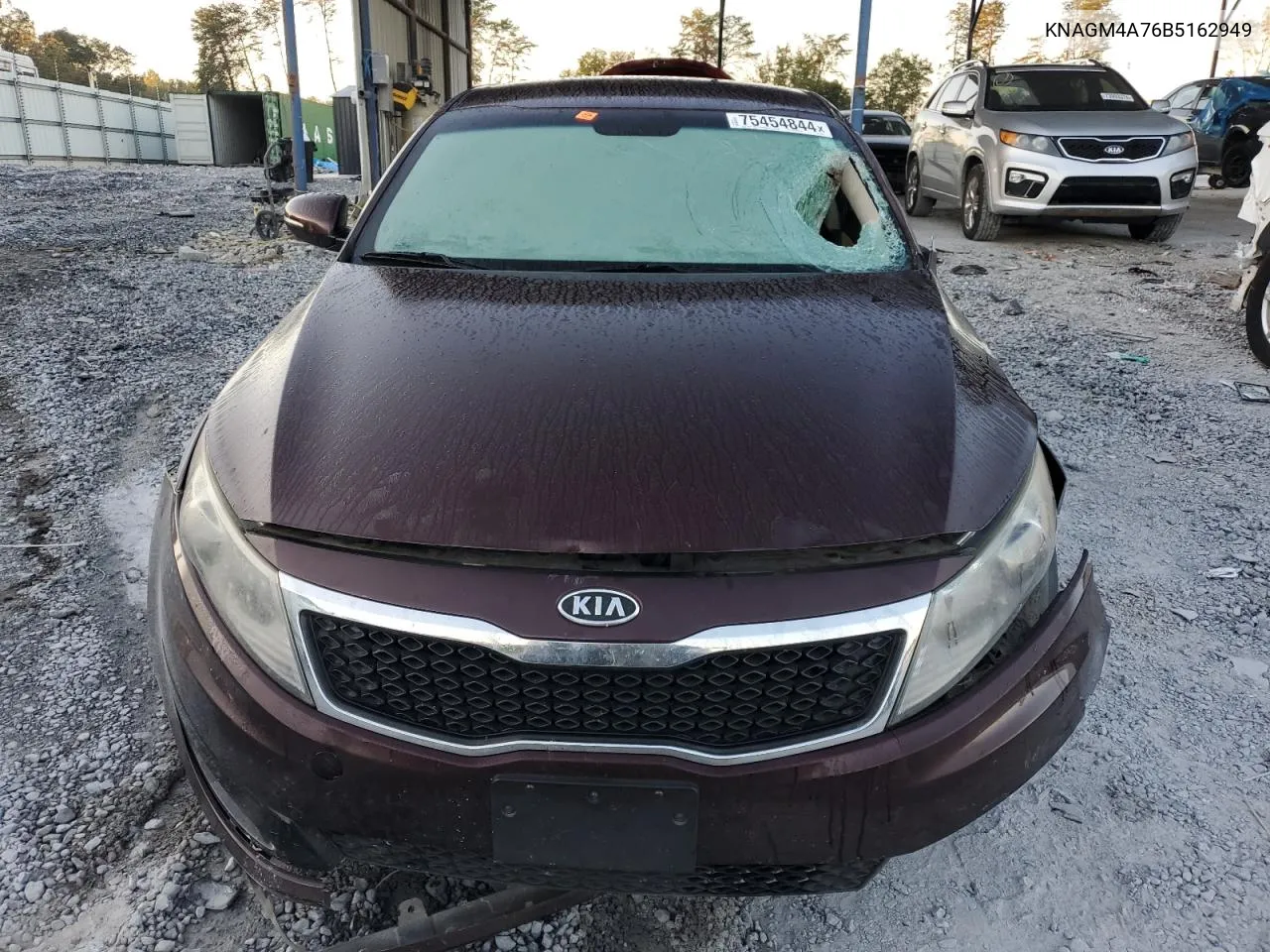 2011 Kia Optima Lx VIN: KNAGM4A76B5162949 Lot: 75454844