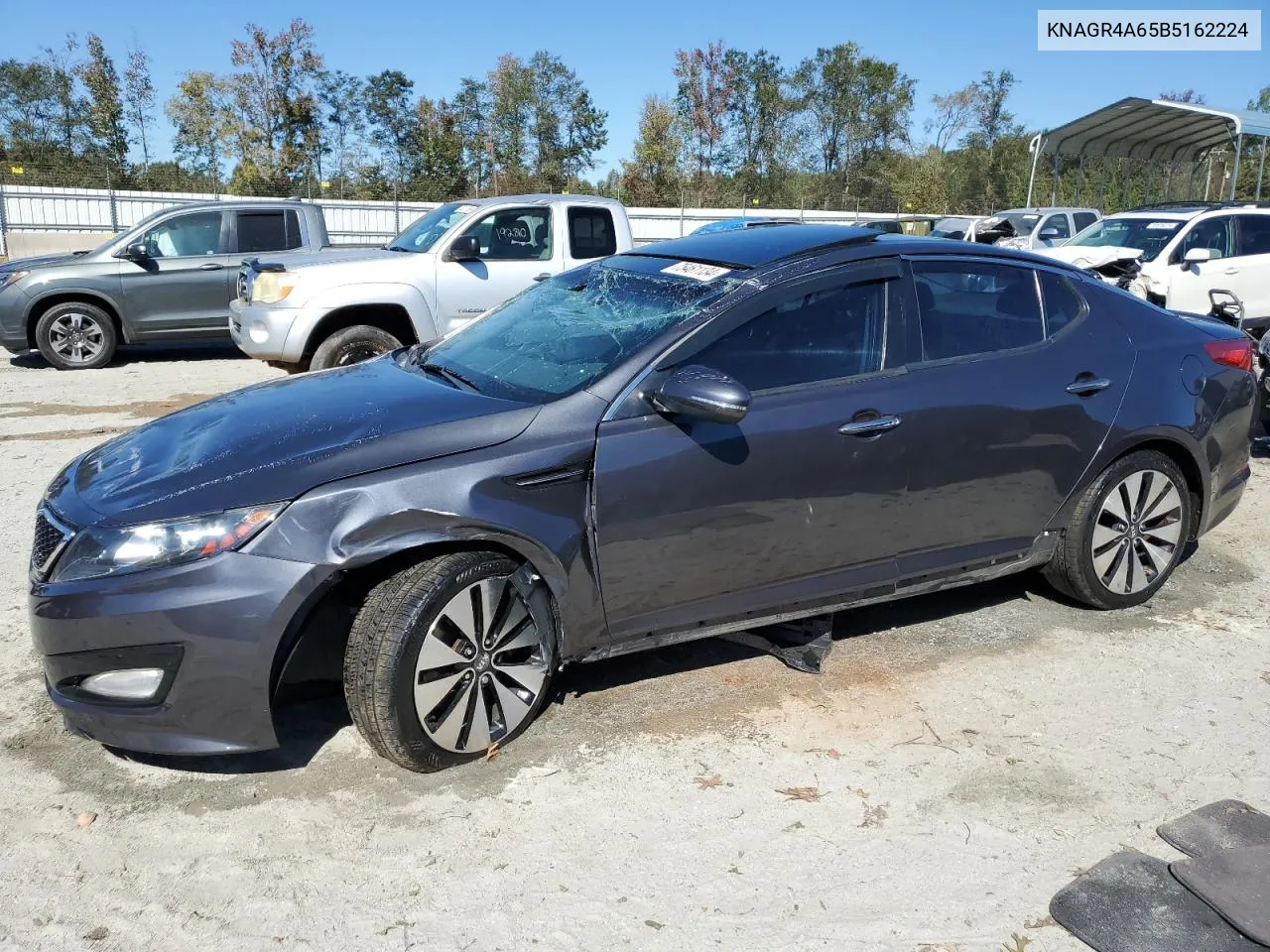 2011 Kia Optima Sx VIN: KNAGR4A65B5162224 Lot: 75461134