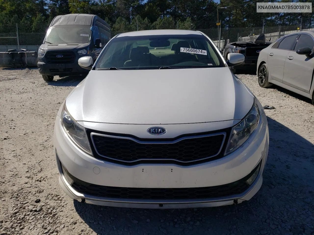 2011 Kia Optima Hybrid VIN: KNAGM4AD7B5003878 Lot: 75600674