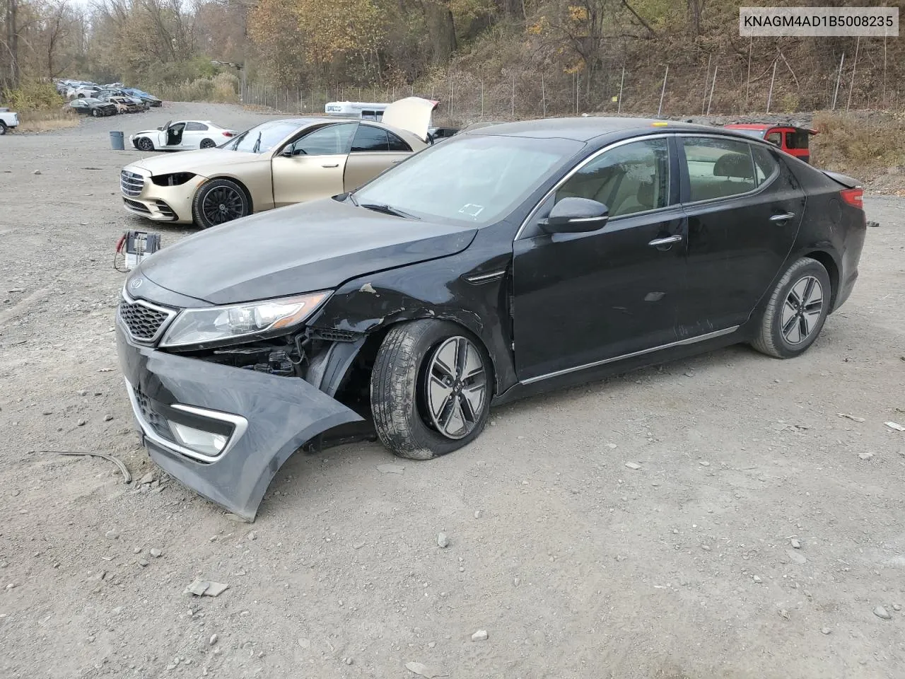 2011 Kia Optima Hybrid VIN: KNAGM4AD1B5008235 Lot: 75614814