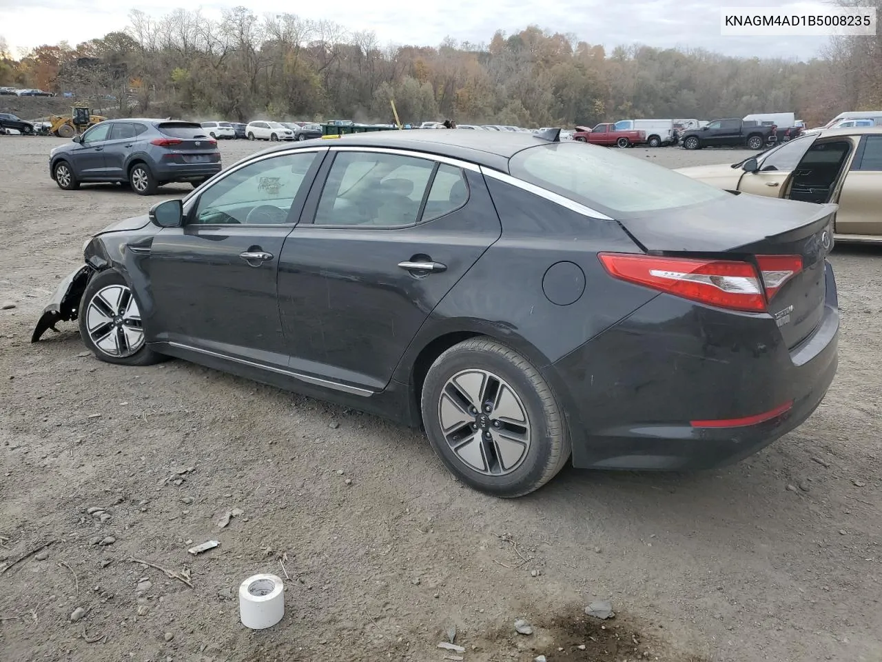 2011 Kia Optima Hybrid VIN: KNAGM4AD1B5008235 Lot: 75614814