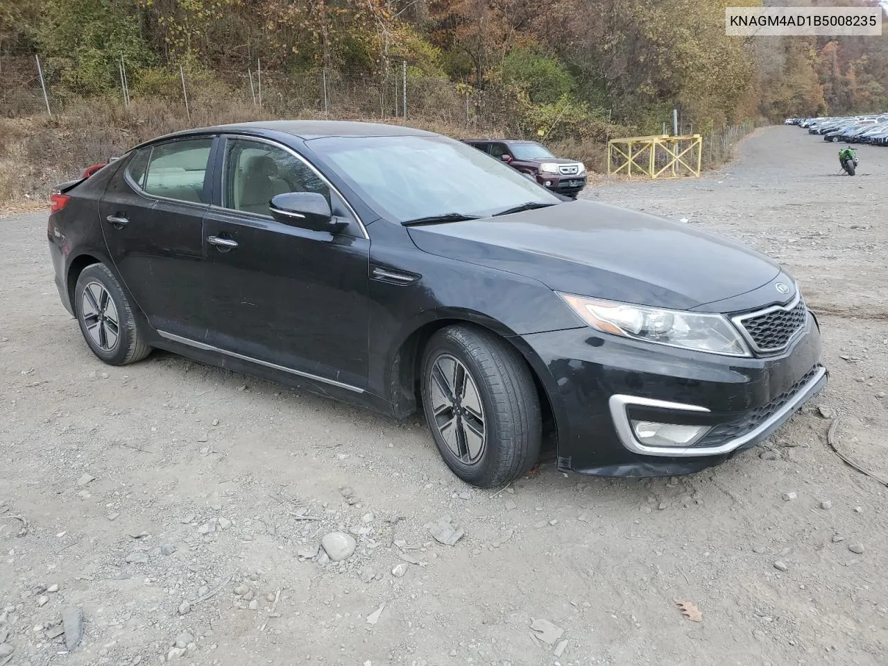 2011 Kia Optima Hybrid VIN: KNAGM4AD1B5008235 Lot: 75614814