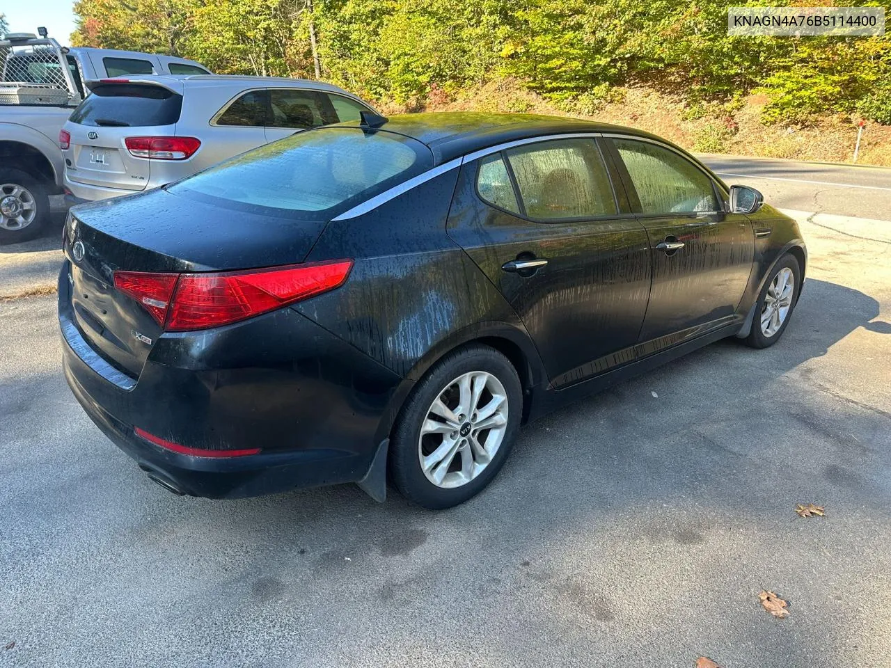 2011 Kia Optima Ex VIN: KNAGN4A76B5114400 Lot: 75687574