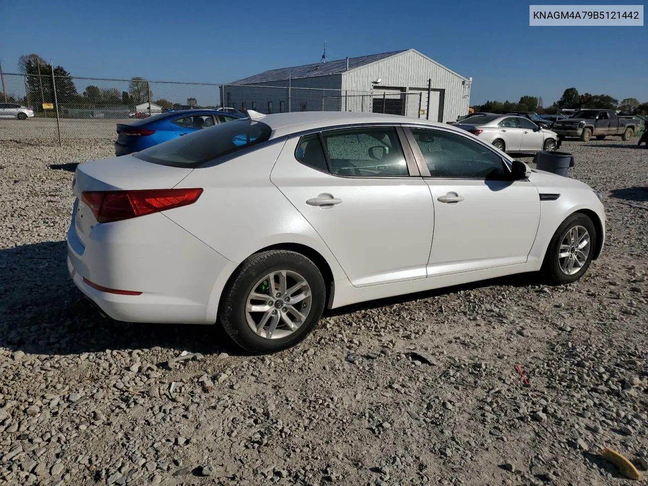 2011 Kia Optima Lx VIN: KNAGM4A79B5121442 Lot: 75834394