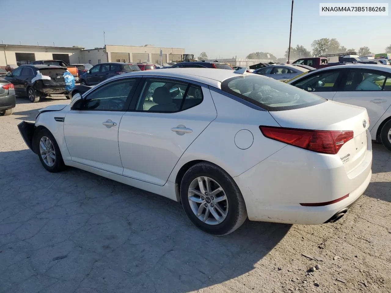 2011 Kia Optima Lx VIN: KNAGM4A73B5186268 Lot: 75915224